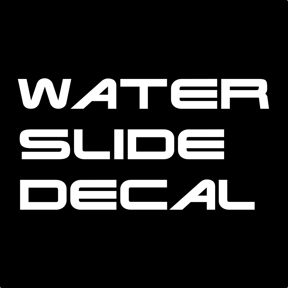 Water Slide Decal JDProject