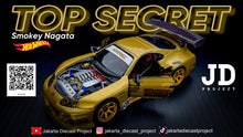 Load image into Gallery viewer, Diecast Custom - The marvelous Smokey Nagata Supra MK4 V12 Engine Top Secret - Hot Wheels Custom