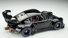 Load image into Gallery viewer, Diecast Custom - Porsche 911 Carrera with RWB body kit &amp; engine details - Hot Wheels Custom