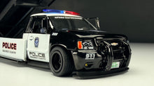 Load image into Gallery viewer, Diecast Custom - Team Transport Police Car Speed Enforcement Drag - HotWheels Custom