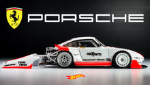 Load image into Gallery viewer, Diecast Custom- Ferrari Engine powered Porsche - hot Wheels custom