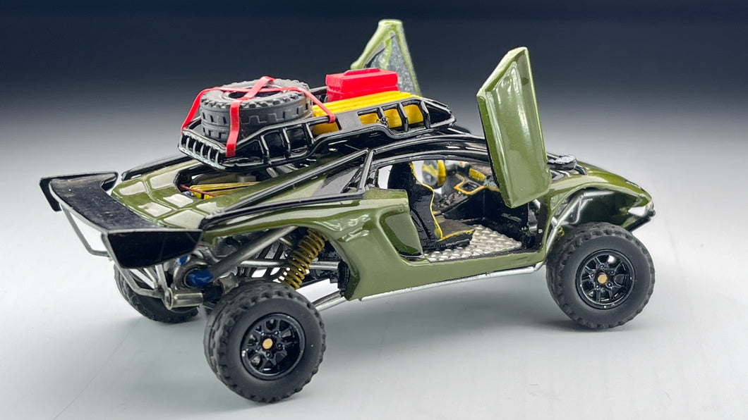 Diecast Custom - Lamborghini Aventador LP 700 Super Speed Offroad with working steering and suspension - Hot Wheels Custom