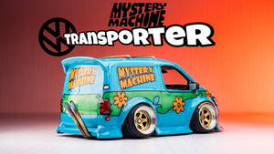 Diecast Custom - Volkswagen Transporter Mistery Machine 1/64 - Diecast Custom