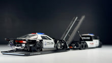 Load image into Gallery viewer, Diecast Custom - Team Transport Police Car Speed Enforcement Drag - HotWheels Custom