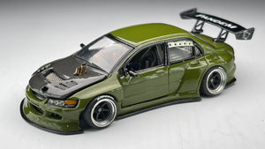 Diecast Custom - Mitsubishi Lancer Evo 9 Clean Street Pandem Bodykit - diecast Custom