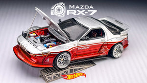 Diecast Custom - Mazda RX7 Savana Pandem - Hot Wheels Custom