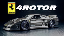 Load image into Gallery viewer, Diecast Custom - Fully Carbonized Ferrari F40 with 4 Rotor Quad Turbo Hot Wheels Custom - Hot Wheels Custom