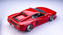 Load image into Gallery viewer, Diecast Custom - Restomod clean stance Ferrari Testarossa Hot - Wheels Custom