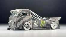 Load image into Gallery viewer, Diecast Custom - Volkswagen T2 Drift Truck V10 powered with Ken Block Livery - Hot Wheels Custom