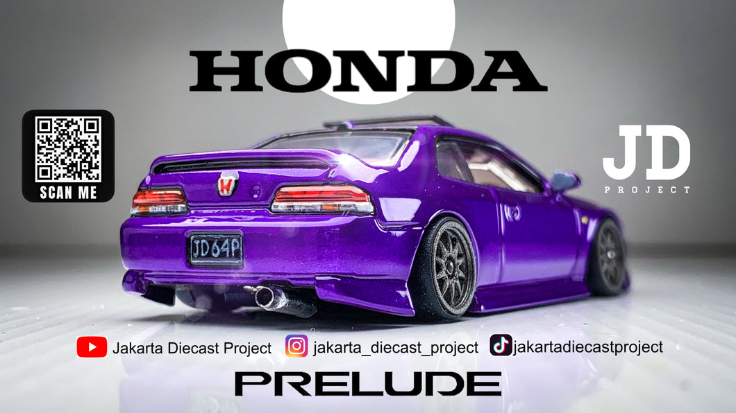 Diecast Custom - Simple and Clean Honda Prelude - Hot Wheels Custom