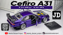 Load image into Gallery viewer, Diecast Custom - Nissan Cefiro A31 Drift Car - Majorette Custom