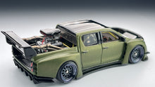 Load image into Gallery viewer, Diecast Custom - Beast truck Toyota Hilux V8 rear engine powered - Matchbox Custom