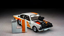 Load image into Gallery viewer, Diecast Custom - Opel Kadett Drag with V8 big block supercharged - Matchbox Custom