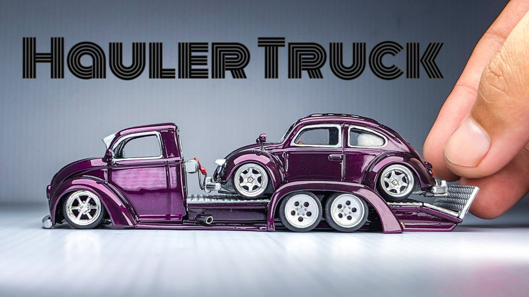 Diecast Custom - Volkswagen Classic Hauler Truck Transporter Jada - Diecast Custom