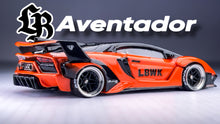 Load image into Gallery viewer, Diecast Custom - Lamborghini Aventador LBWK Silhouette - Majorette Custom