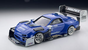 Diecast Custom - Mazda RX7 Time Attack Monster powered by RB26DET engine - Hot wheels Custom