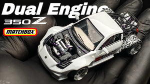 Diecast Custom - Nissan 350Z Dual Honda Honda K24 engine  - HotWheels Custom