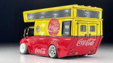 Load image into Gallery viewer, Diecast Custom - Mercedes Benz Unimog Coca Cola Camper Truck - Hot Wheels Custom