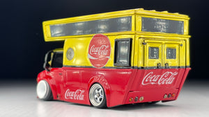 Diecast Custom - Mercedes Benz Unimog Coca Cola Camper Truck - Hot Wheels Custom