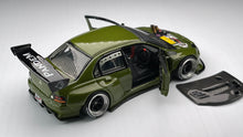 Load image into Gallery viewer, Diecast Custom - Mitsubishi Lancer Evo 9 Clean Street Pandem Bodykit - diecast Custom