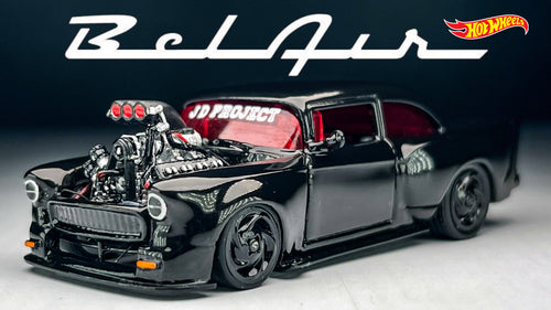 Diecast Custom - Chevy Belair street - Hotwheels Custom