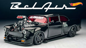 Diecast Custom - Chevy Belair street - Hotwheels Custom