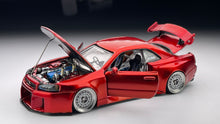Load image into Gallery viewer, Diecast Custom - Clean and Super Detail  Nissan GTR R34 1:62 model - Tomica Custom