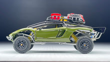 Load image into Gallery viewer, Diecast Custom - Lamborghini Aventador LP 700 Super Speed Offroad with working steering and suspension - Hot Wheels Custom