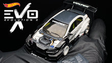 Load image into Gallery viewer, Diecast Custom - Mitsubishi Lancer Evolution X Time Attack - Hot Wheels Custom