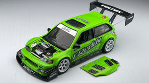 Diecast Custom - Honda Civic K20 Trust Time Attack - Hot Wheels Custom