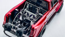Load image into Gallery viewer, Diecast Custom - Ford Ranger Raptor AWD V8 mid Twin Turbo position Drag Truck - Hot Wheels Custom