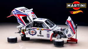 Diecast Custom - Lancia Delta Martini Racing Rally - Hot Wheels Custom