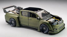 Load image into Gallery viewer, Diecast Custom - Beast truck Toyota Hilux V8 rear engine powered - Matchbox Custom