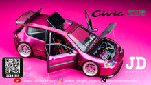 Load image into Gallery viewer, Diecast Custom - Honda Civic EG Simply Performance K20 Naturally Aspirated - Hot Wheels Custom