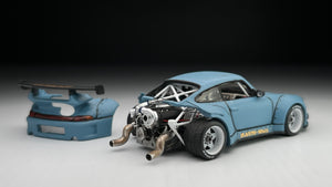 Diecast Custom - Porsche RWB V8 ProCharger powered - HotWheels Custom
