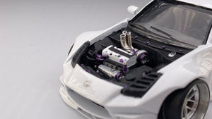 Diecast Custom - Nissan 350Z Dual Honda Honda K24 engine  - HotWheels Custom