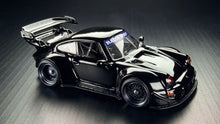 Load image into Gallery viewer, Diecast Custom - Porsche 911 Carrera with RWB body kit &amp; engine details - Hot Wheels Custom