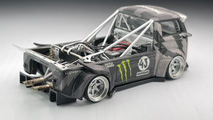 Diecast Custom - Volkswagen T2 Drift Truck V10 powered with Ken Block Livery - Hot Wheels Custom