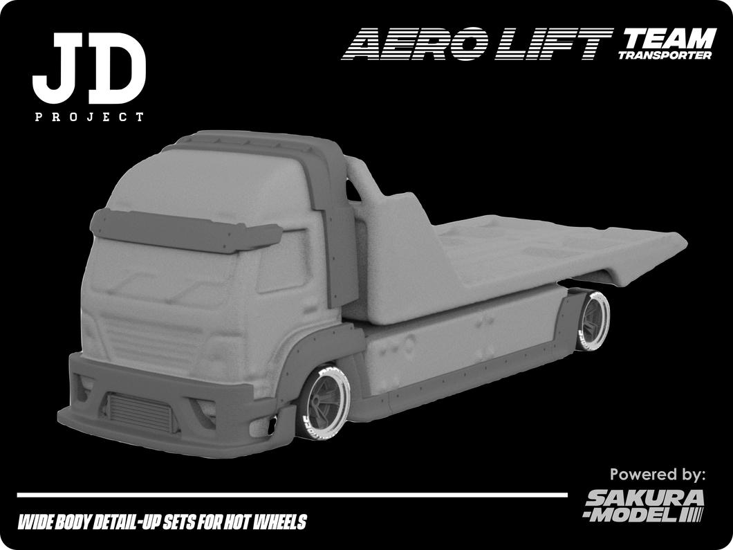 Add on body kit for Hot Wheels Aero Lift Team Transporter