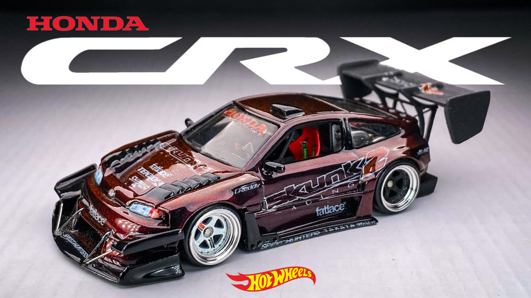 Diecast Custom - Honda CRX Time Attack Rear Engine - Hot Wheels custom