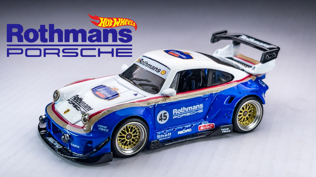 Diecast Custom - Porsche RWB Rothmans Race Car - Hot Wheels Custom ...
