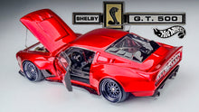 Load image into Gallery viewer, Diecast Custom - Clean Shelby GT500 V8 Twin Turbo open doors &amp; Hood - Hot Wheels Custom