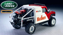 Load image into Gallery viewer, Diecast Custom - Land Rover motorcycle carrier - matchbox Custom