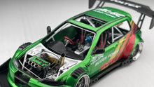 Load image into Gallery viewer, Diecast Custom - Honda Civic Time Attack Monster with Dual Engine - Hot Wheels Custom