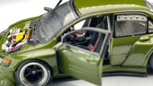 Diecast Custom - Mitsubishi Lancer Evo 9 Clean Street Pandem Bodykit - diecast Custom