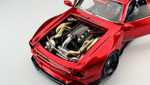 Load image into Gallery viewer, Diecast Custom - Clean Shelby GT500 V8 Twin Turbo open doors &amp; Hood - Hot Wheels Custom