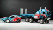 Load image into Gallery viewer, Diecast Custom - Aerolift Truck Hauler Offroad 6x6 Transporter with mazda CX3 Rally - Hot Wheels Custom