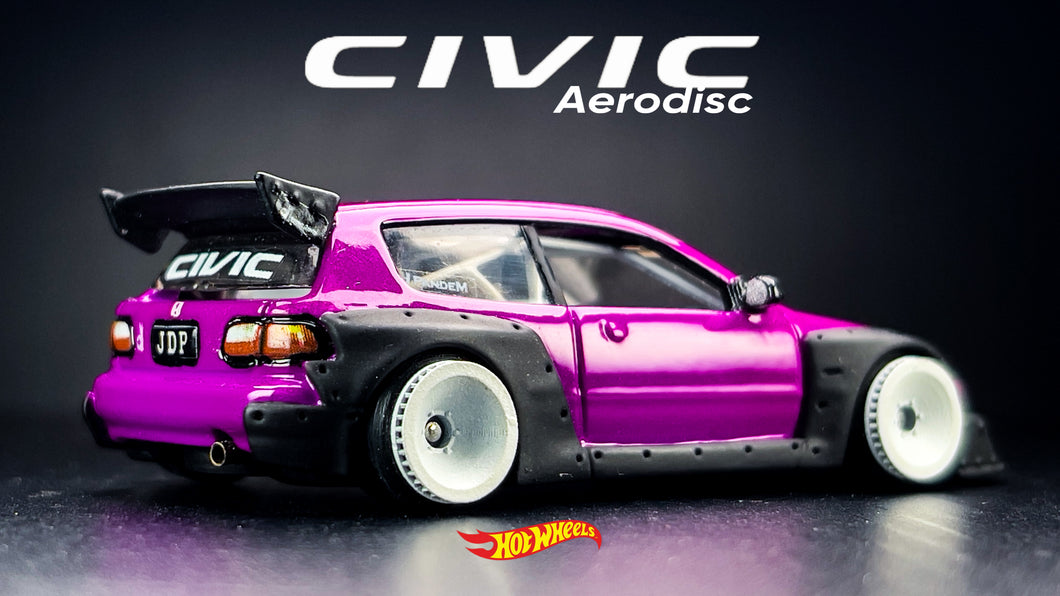 Diecast Custom - Honda Civic EG6 - Hot Wheels Custom