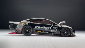 Diecast Custom - Tesla S Plaid Drag V8 Engine - Hot wheels Custom
