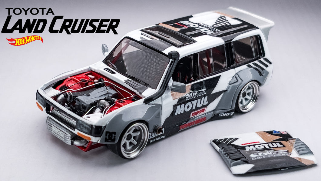 Diecast Custom - Toyota Land Cruiser 80 Drift RB26DET Engine - Hot Wheels custom